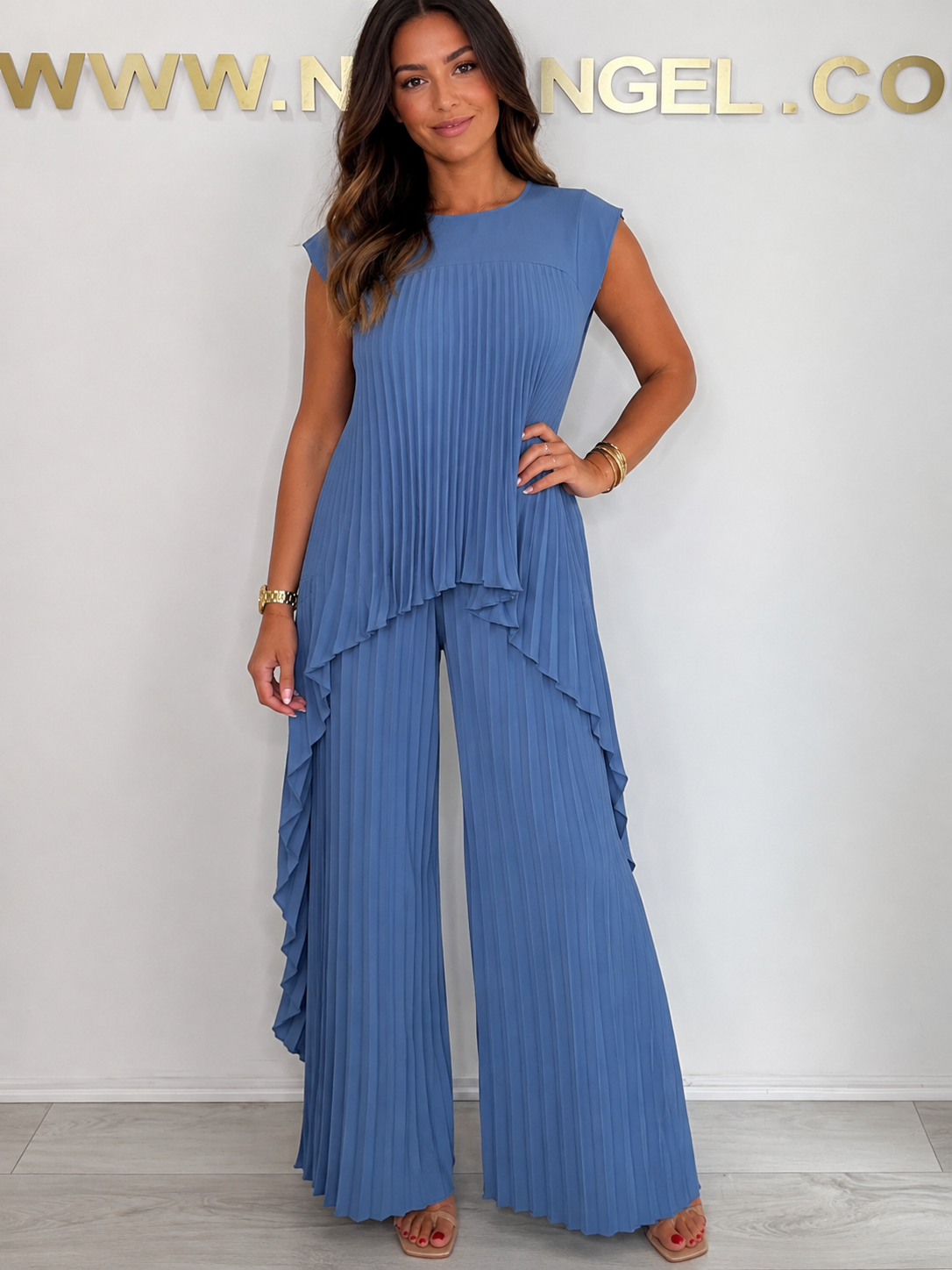 Completo Plissettato Total Look