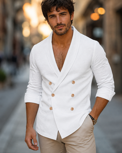 camicia lino uomo